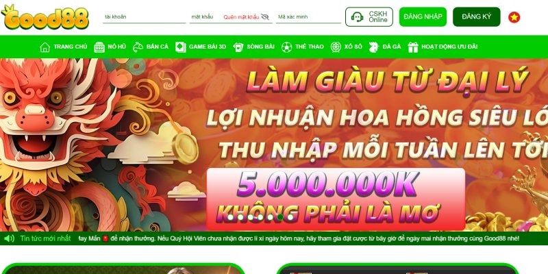 Ưu thế khi trở thành đại lý Good88