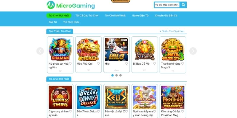 Top game Slot Micro Gaming