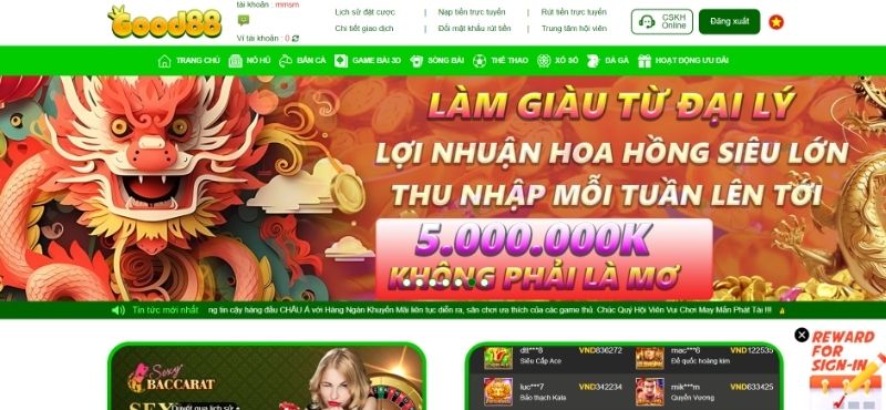 Các bước vào game để chơi